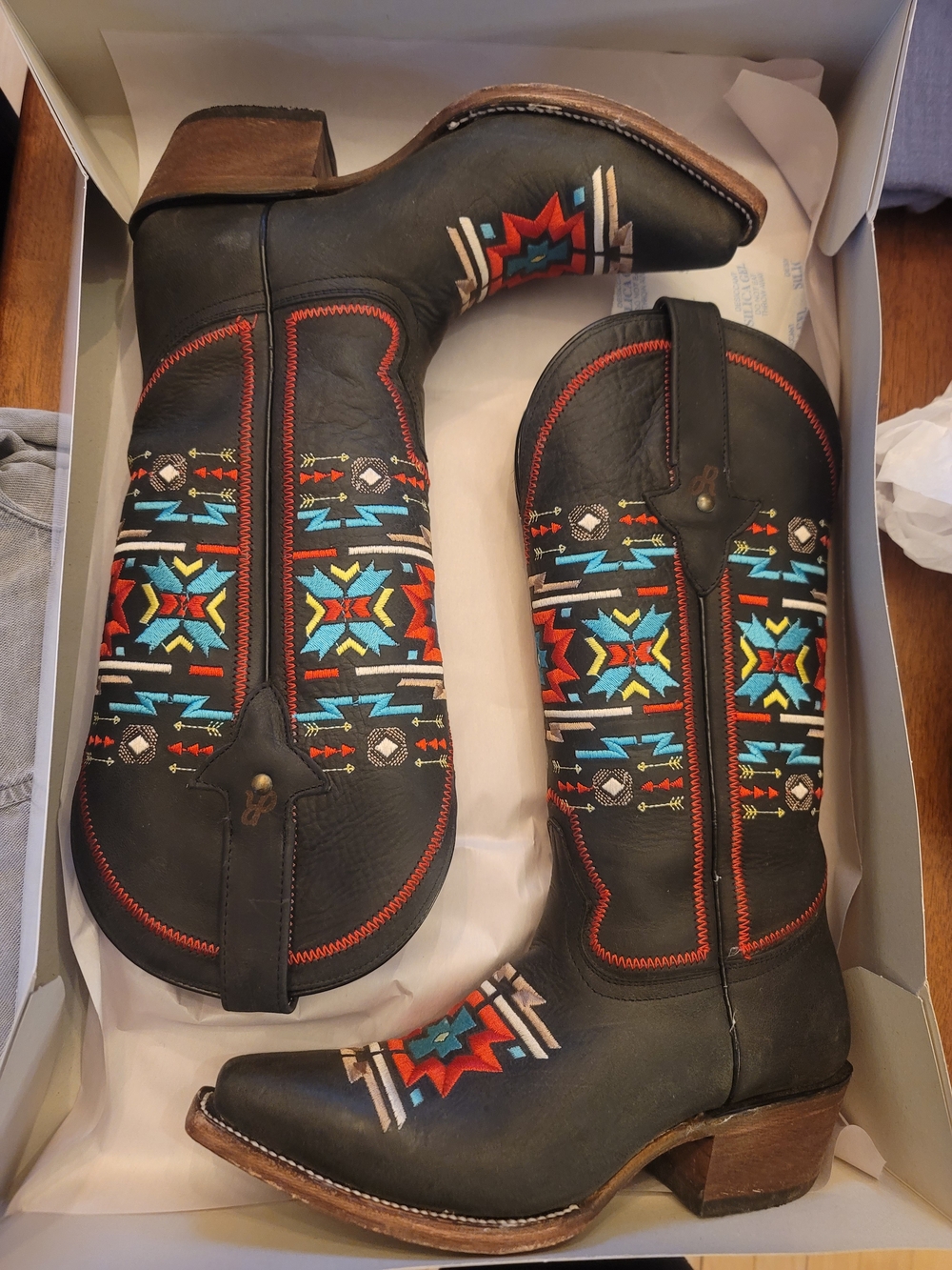 Dusty Rocker Embroidered Cowgirl Boots